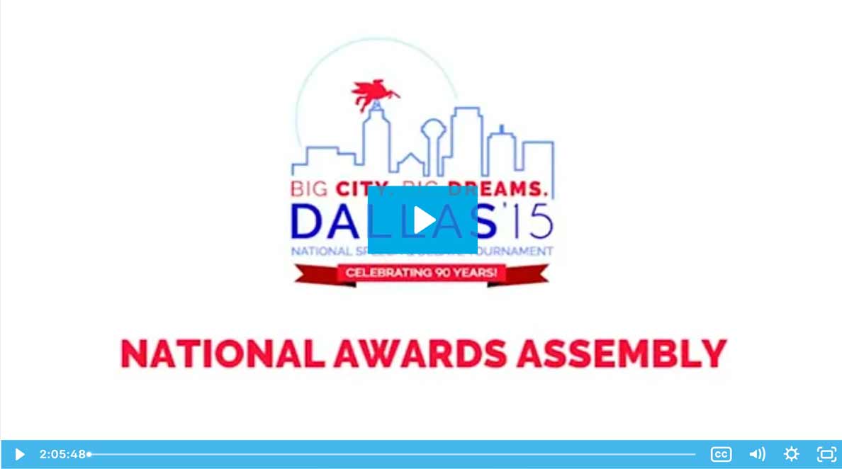 2015 Nationals Awards Ceremonies