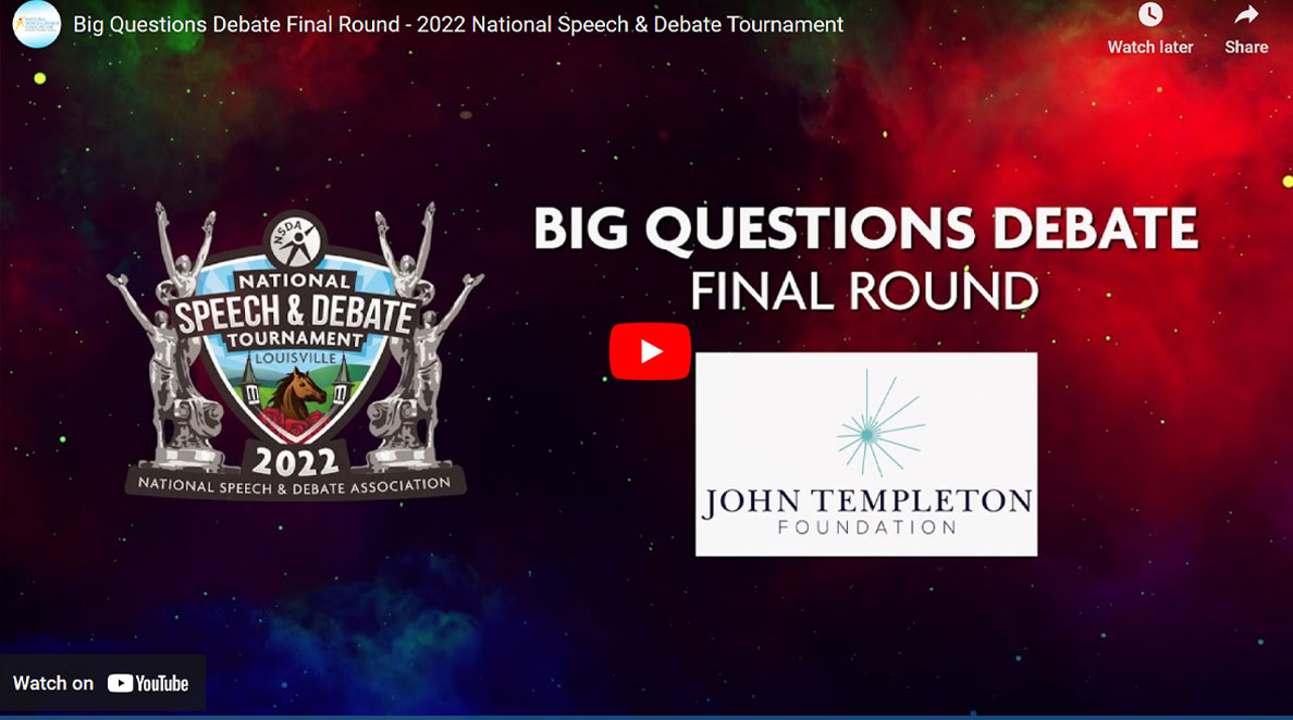 2022 Big Questions Final Rounds