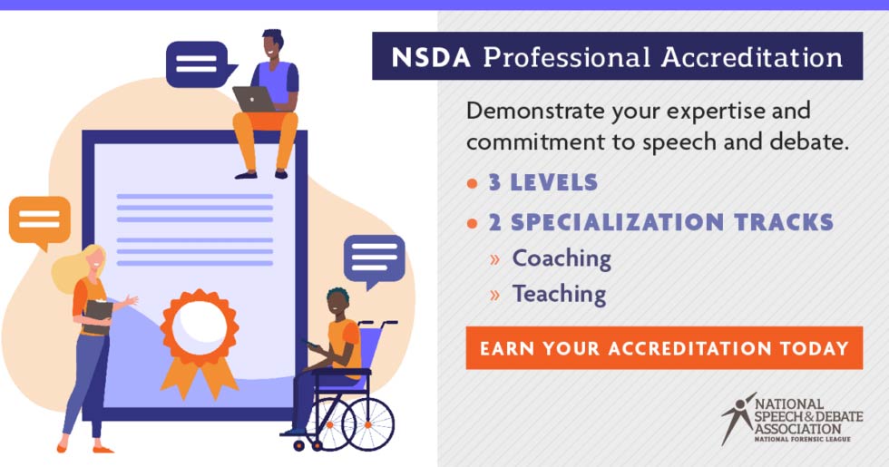NSDA Professional Accreditation NSDA Professional Accreditation