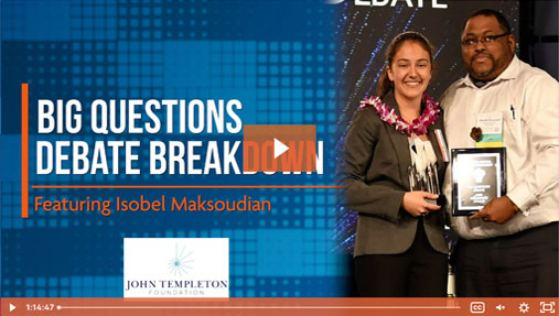 Big Questions Debate Breakdown Big Questions Debate Breakdown