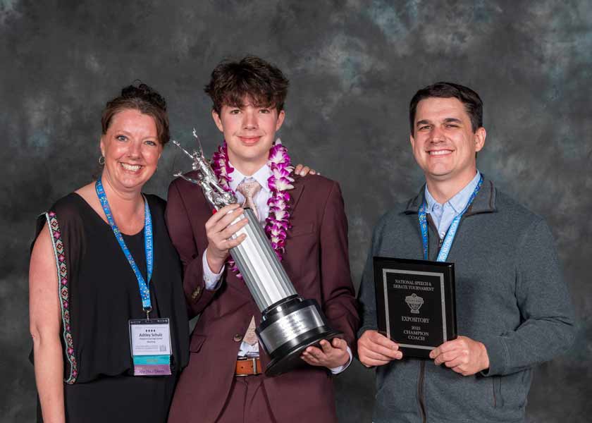 Andrew Schulz from Cheyenne East High School, WY</p>
<p>