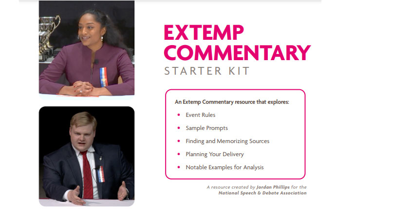 Extemp Commentary Starter Kit Extemp Commentary Starter Kit