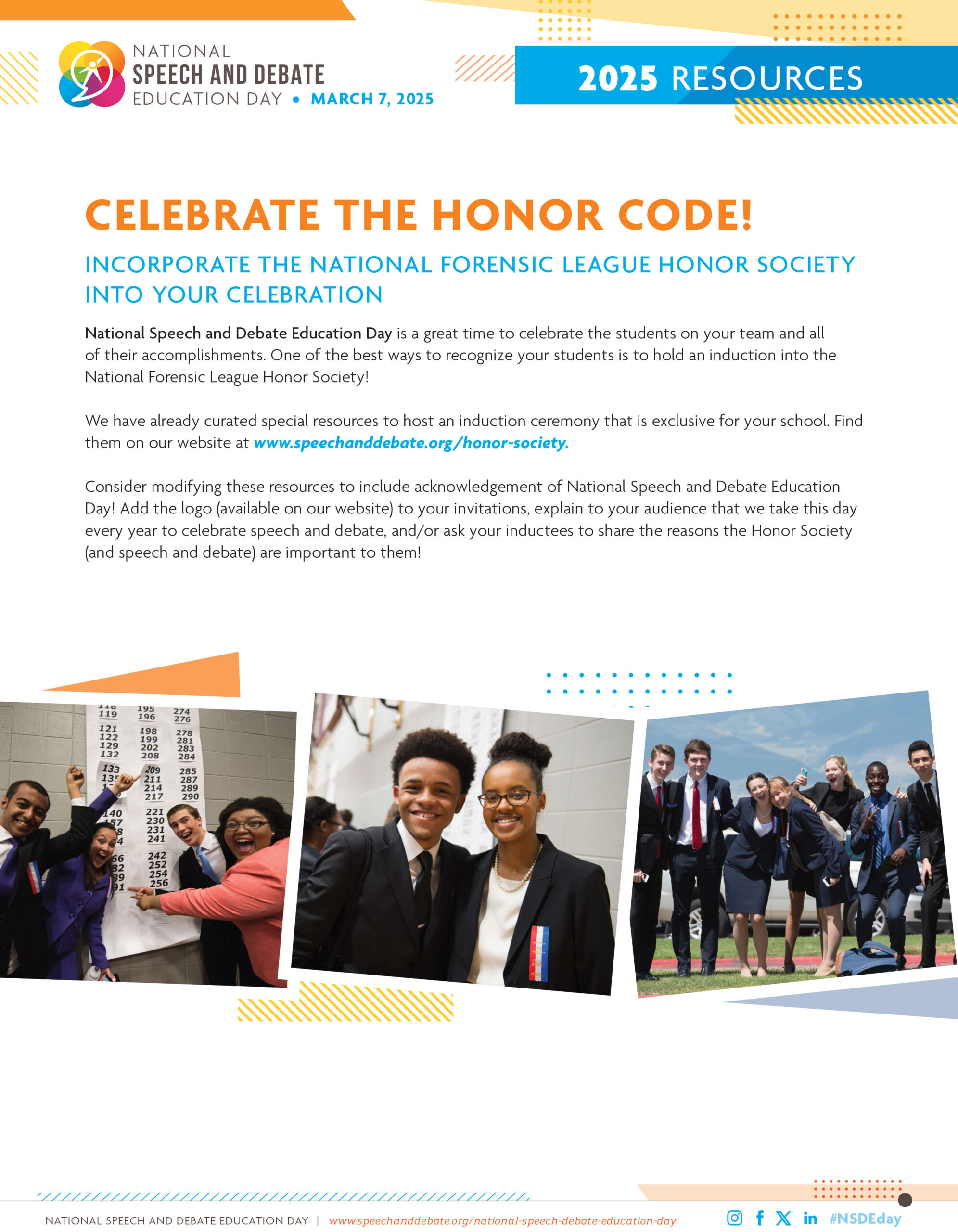 Celebrate the Honor Code! Celebrate the Honor Code!