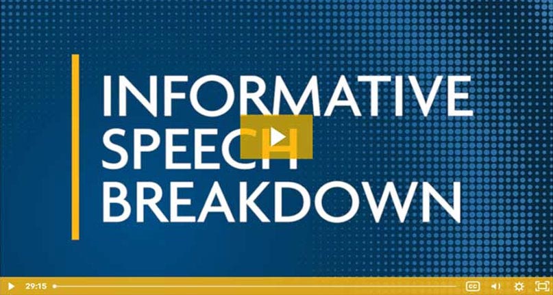 Informative Speech Breakdown Ceceilia Voss Informative Speech Breakdown Ceceilia Voss