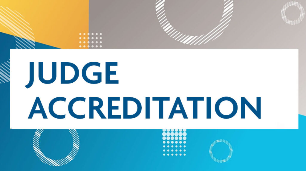 Judge Accreditation Judge Accreditation