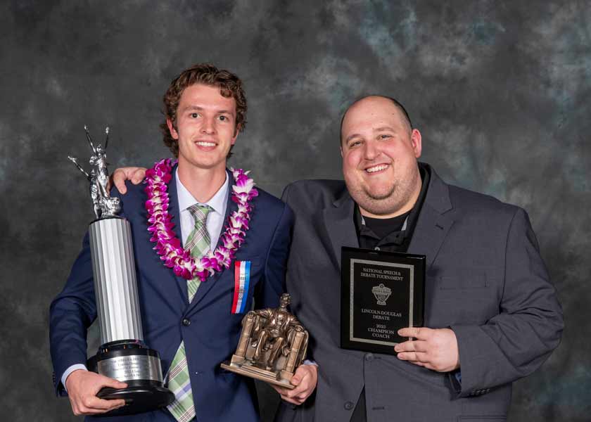 Elliott Barringer from Bellarmine College Prep, CA</p>
<p>