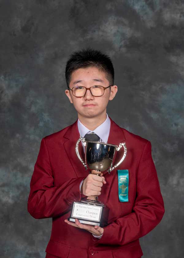 Zitian Qiao from The Village Middle School, TX<br />
