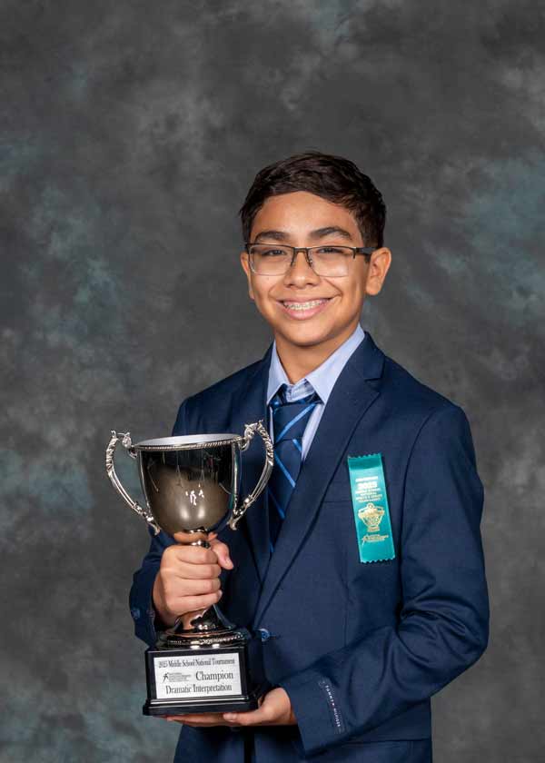 Adrian Nanez Rivera from Vela Middle School, TX<br />
