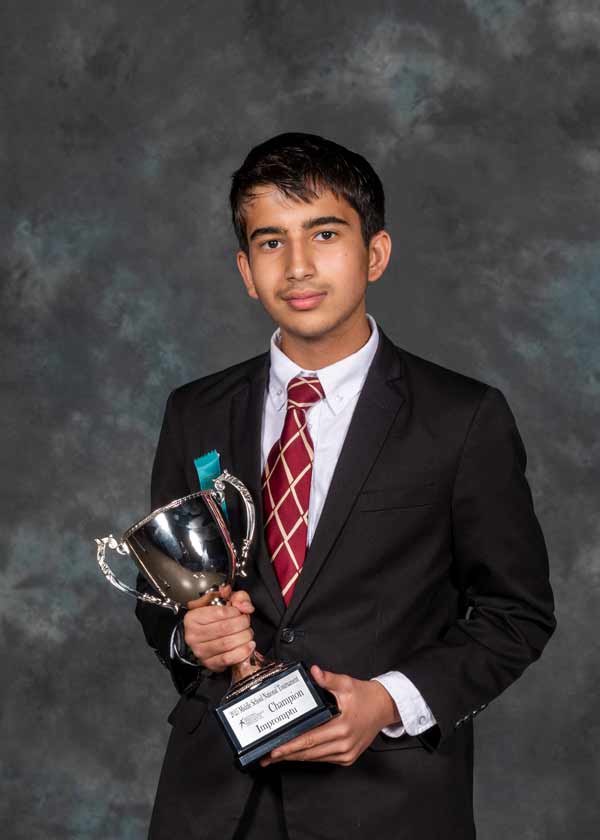 Kabir Rai from The Village Middle School, TX<br />
