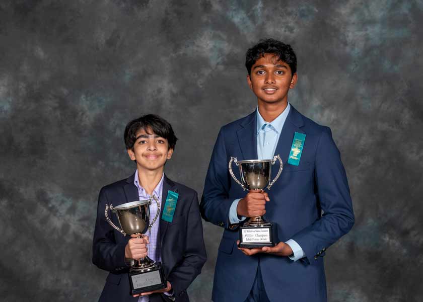 Vishnu Kummariguntla and Milan Thacker from Windemere Ranch ADACC, CA<br />
