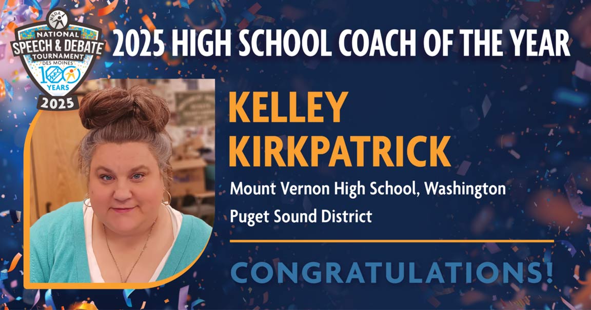 2025 High School Coach Of The Year - Kelley Kirkpatrick: Mount Vernon High School, Washington Puget Sound District