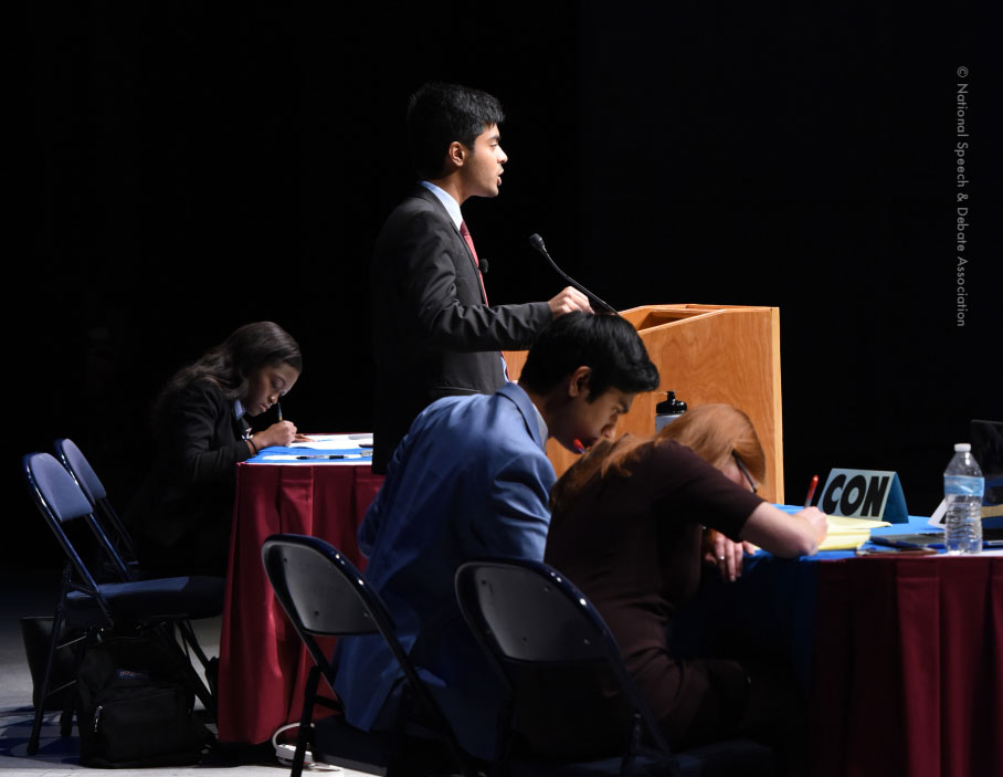Public Forum Debate competitors at the National Touranment