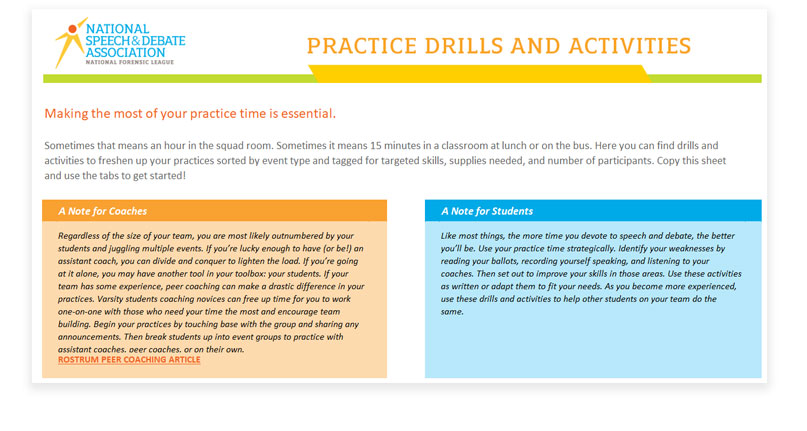 Running Practices Running Practices