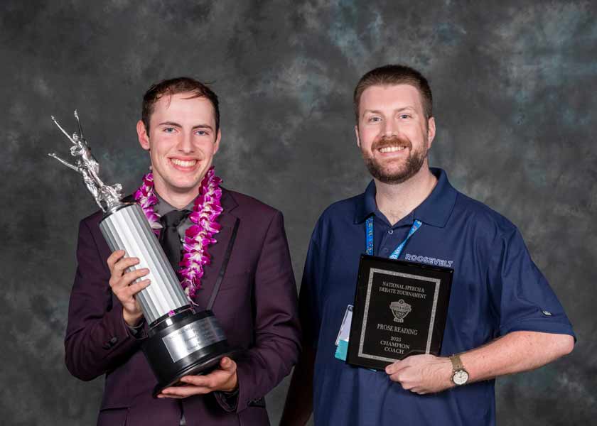 Henry Godar from Theodore Roosevelt High School, IA<br />
