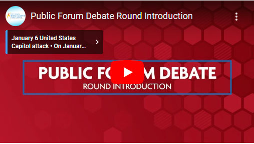 Public Forum Debate Round Intro Public Forum Debate Round Intro