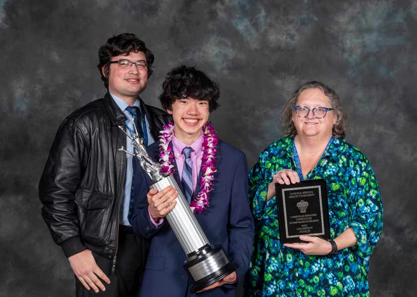 Robert Zhang from Elkins High School, TX<br />
