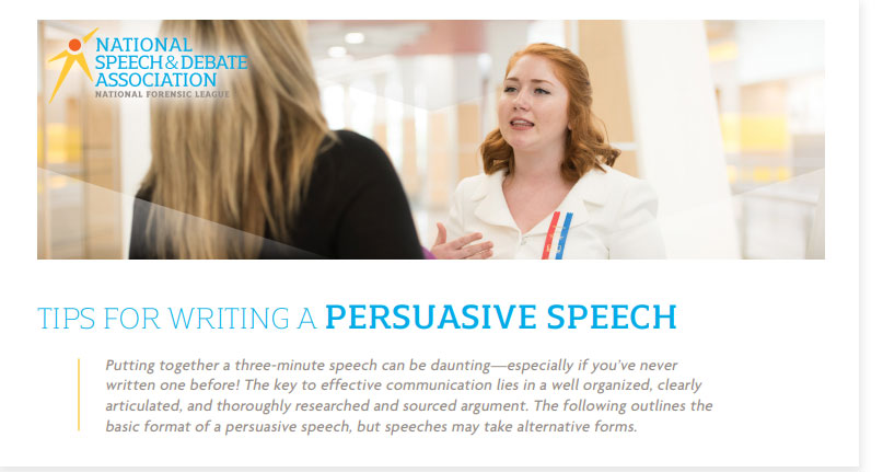 Writing a Three-Minute Persuasive Speech Writing a Three-Minute Persuasive Speech