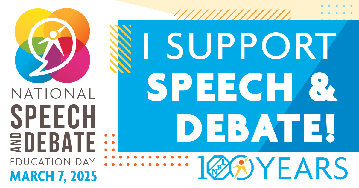 I support Speech & Debate I support Speech & Debate